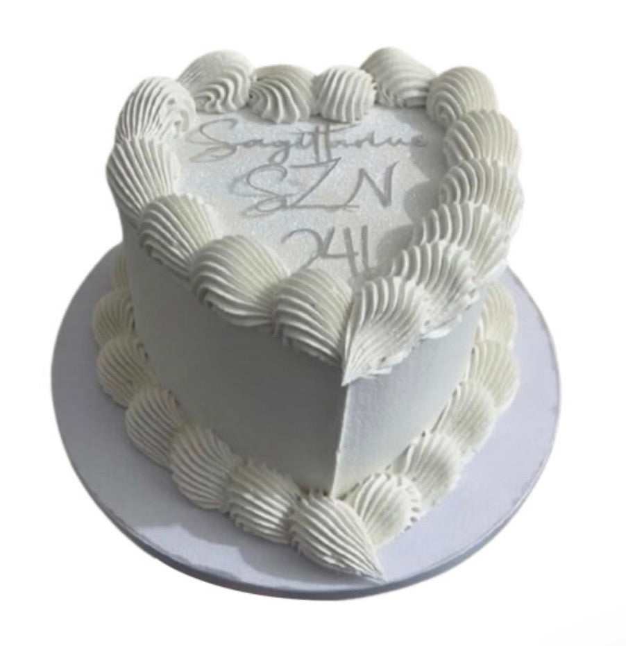 6inch Heart Cake- 2layer
