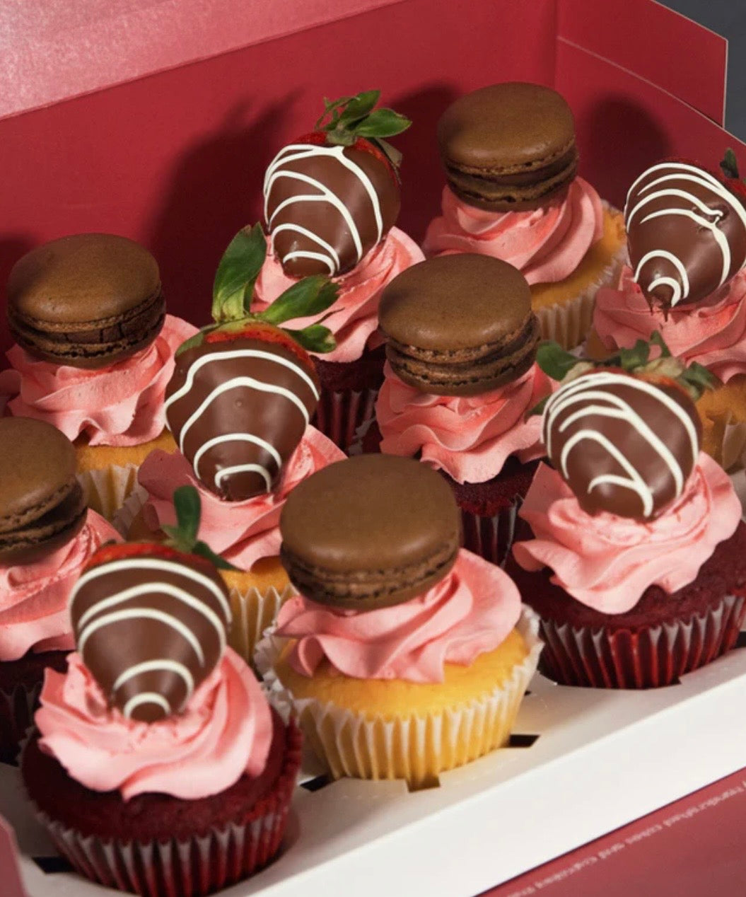 12 Cupcake mix box