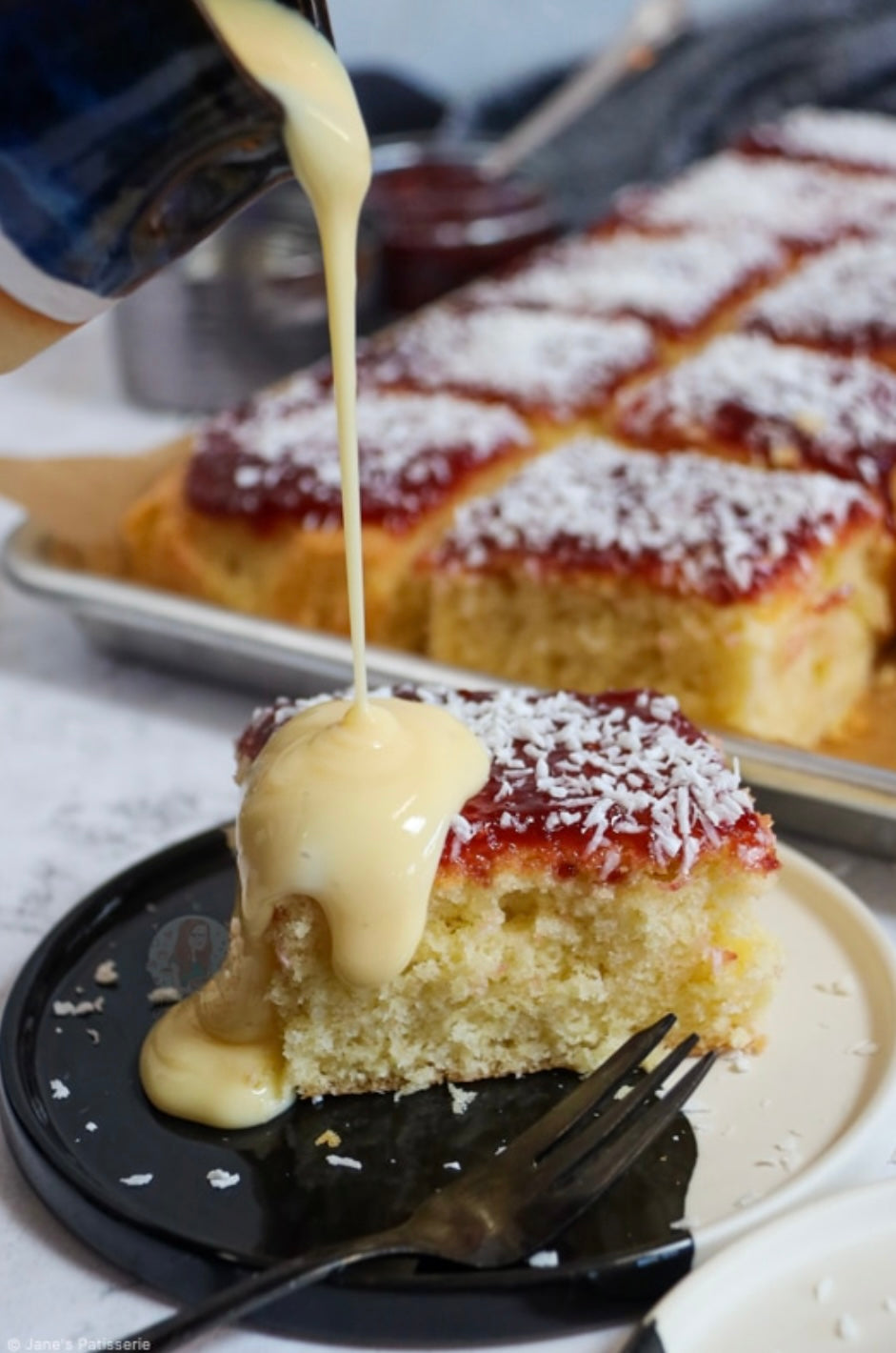 Old School Coconut Cake Tray - Nostalgic Tropical Delight