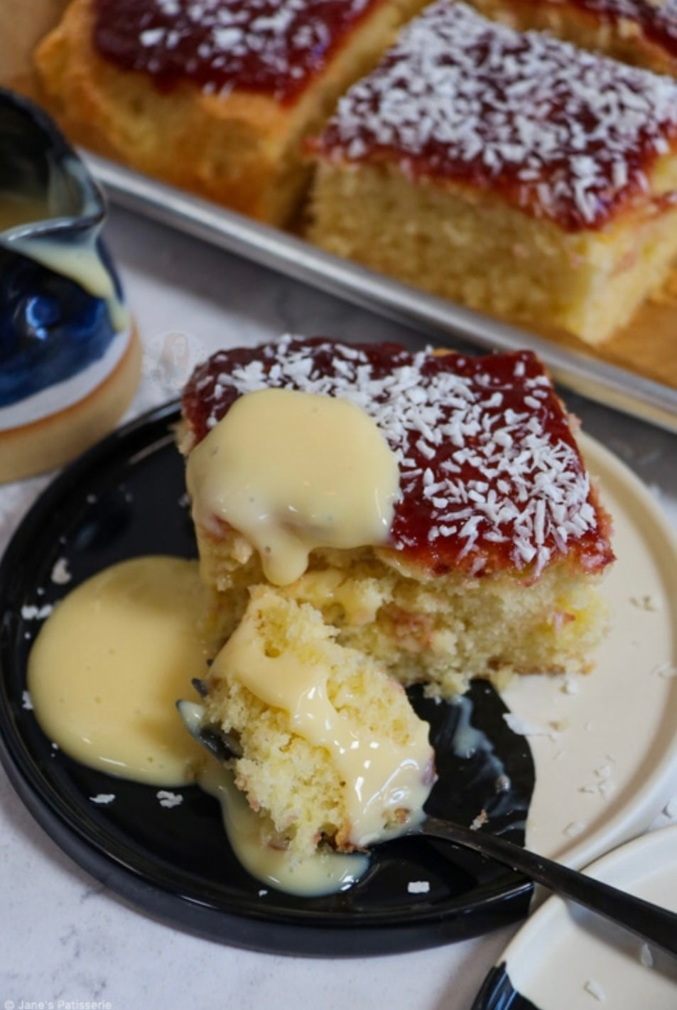 Old School Coconut Cake Tray - Nostalgic Tropical Delight